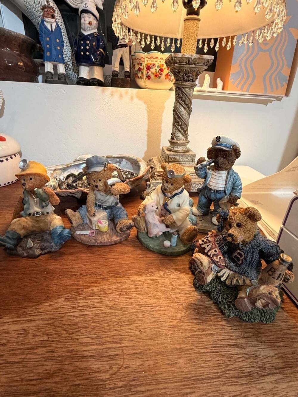 Bear Figurine Collection of 5 Boyds Bears & Friends & Yesteryear Bear Collection